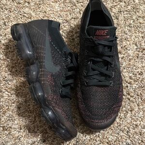Nike women’s  Black and rose Vapormax Athletic Shoes